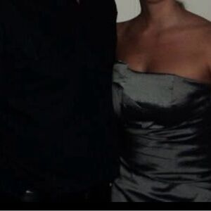 Betsy & Adam strapless dress